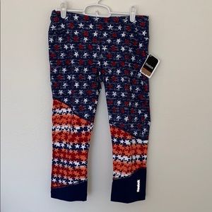 NWT Reebok Americana crop legging Capri